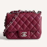 Bolsa Chanel Mini Square Flap Vinho