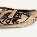 Bolsa Christian Dior Saddle Bege Ferragem Chumbo