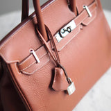 Bolsa Hermès Birkin 30 Togo Barenia com Ferragens Palladium