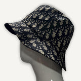 Chapéu Dior Bucket Teddy-D reversível com Aba