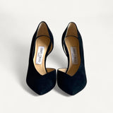 Scarpin Jimmy Choo Sophia Stiletto Pumps em Suede Preto