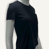Camiseta Hermès com Bolso Bordado Noir