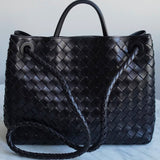 Bolsa Bottega Veneta Andiamo Média Preta
