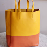 Bolsa Celine Tote Cabas Vertical Bicolor