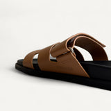 Sandália Hermès Chypre Camel