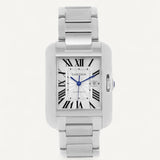 Relógio Cartier Tank Anglaise LM em aço