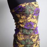 Vestido Saint Laurent Floral Strapless