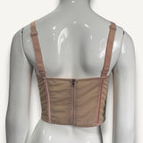 Corset Dolce&Gabbana Rosa com ziper traseiro