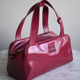 Bolsa Miu Miu Lambskin  Cherry Red Pequena