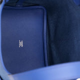 Bolsa Hermès Picotin 18 Cargo Bleu Egee/Bleu Royal com Ferragens Palladium