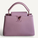 Bolsa Louis Vuitton Capucines Couro Rose