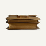 Bolsa Hermès Constance 18 Chevre Dore com Ferragens Gold