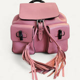 Mochila Gucci Bamboo Rosa