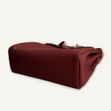 Bolsa Hermès Herbag 31 Rouge H com Ferragens Gold