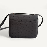 Bolsa Hermès Constance 18 Ostrich Etain com Ferragens Palladium