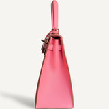 Bolsa Hermès Kelly 25 Epsom Rose Confetti com Ferragens Palladium