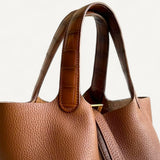 Bolsa Hermès Picotin Touch Gold com Ferragens Gold