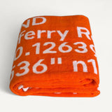Toalha de Praia Burberry Horseferry Laranja