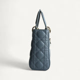 Bolsa Dior Lady Dior Small Cannage Azul-Denim