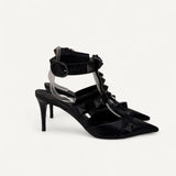 Scarpin Valentino Roman Stud Preto