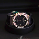 Relógio Hublot Classic Fusion Titanium Deep Blue Com diamantes 38mm