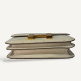Bolsa Hermès Constance 18 Ostrich Nata com Ferragens Gold