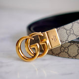 Cinto Gucci Reversible GG Marmont