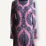 Vestido La DoubleJ Mini Paisley Rosa