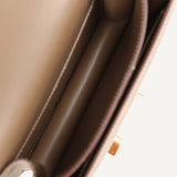 Bolsa Hermès Constance 18 Epsom Etoupe com Ferragens Gold