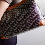 Bolsa Goyard Monograma Marrom Média