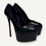 Scarpin Christian Louboutin Duvette Spikes Patent Suede Piou Piou