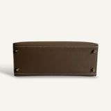 Bolsa Hermès Kelly 28 Epsom Etoupe com Ferragens Gold
