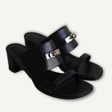 Sandália Hermès Ninon 50 Noir