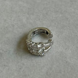 Piercing em Ouro Branco 18K com Diamantes Degradê