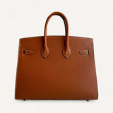 Bolsa Hermès Birkin 25 Epsom Sellier Gold com Ferragens Gold