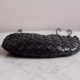 Bolsa Bottega Veneta Sardine Entrecciato Preta Pequena