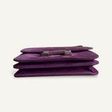 Bolsa Hermès Constance 18 Doblis Violet Clair com Ferragens Palladium