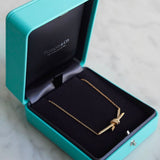 Colar Tiffany Knot em Ouro com Diamantes