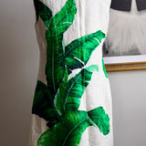 Vestido Dolce & Gabbana Floral Print Branco I Verde