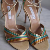 Sandália Aquazzura Tiras Coloridas