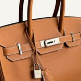 Bolsa Hermès Birkin 30 Epsom Toffee com Ferragens Palladium