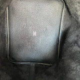 Bolsa Hermès Picotin 22 Clemence Noir com Ferragens Palladium