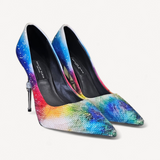 Scarpin Philipp Plein Tie Dye Multicolor