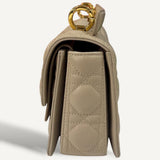 Bolsa Christian Dior Jolie Top Handle Pequena Camel