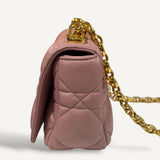 Bolsa Christian Dior Cannage Caro Rose