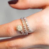 Anel  Diamantes Snake Baguete Red Ilusion P4,3 - 0,93CT