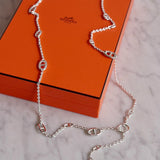 Colar Hermès Farandole 120cm em Prata 925/1000