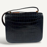 Bolsa Hermes Constance 18  Croco Com Ferragens Gold