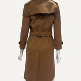 Trench Coat Burberry em Lã Bege - Tam 34