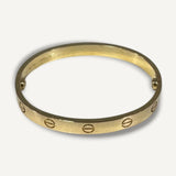 Pulseira Cartier Love Tradicional em Ouro Amarelo 18k